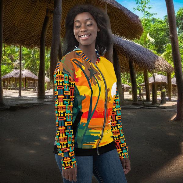 Elephant Mama Africa Bomber Jacket